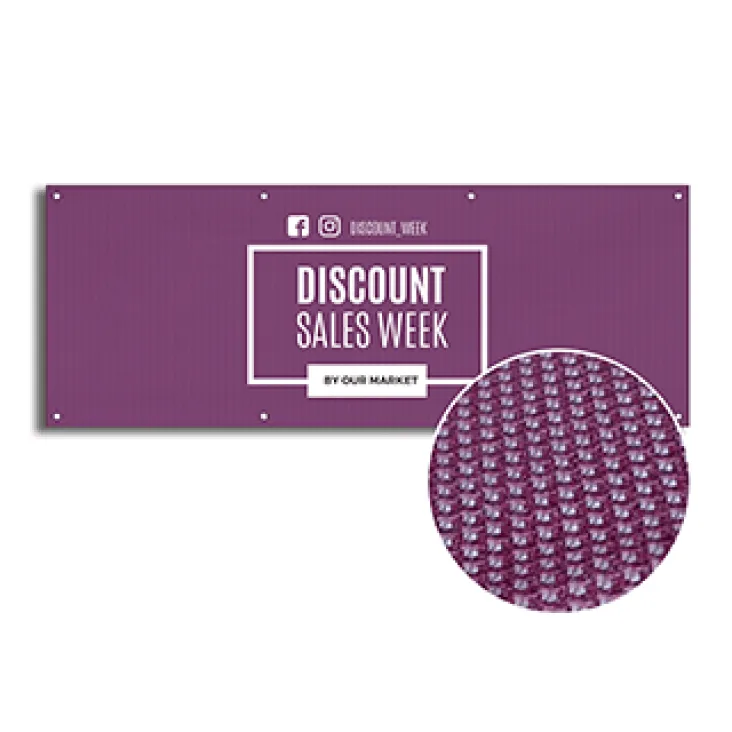 Mesh Banner 8oz Polyester Mesh